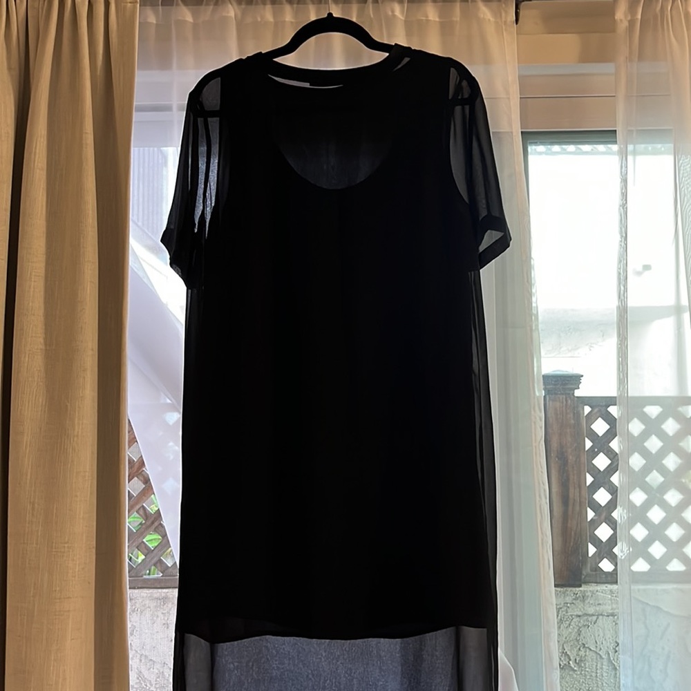 Zara lined black dress - Picture 6 of 15